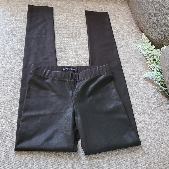 David Lerner The Classic Coated Brown Leggings - Picture 8 of 12